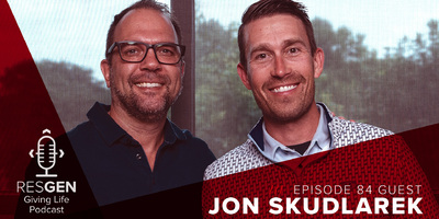 thumbnail image for blog post: RESGEN Giving Life Podcast: Ep.84 Jon Skudlarek