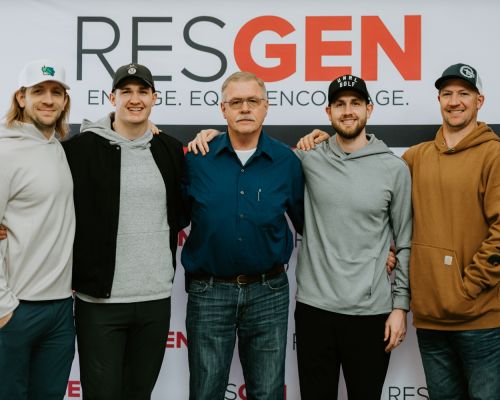 Man laughing in the audience